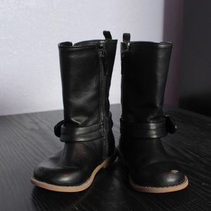 Old Navy size 6 toddler black boots